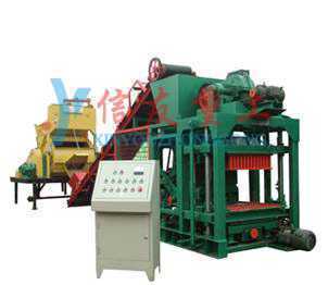 免燒磚機QTJ4-25|砌塊成型機|信友QTJ4-25|磚機廠家-信友_機械及行業設備_世界工廠網中國產品信息庫